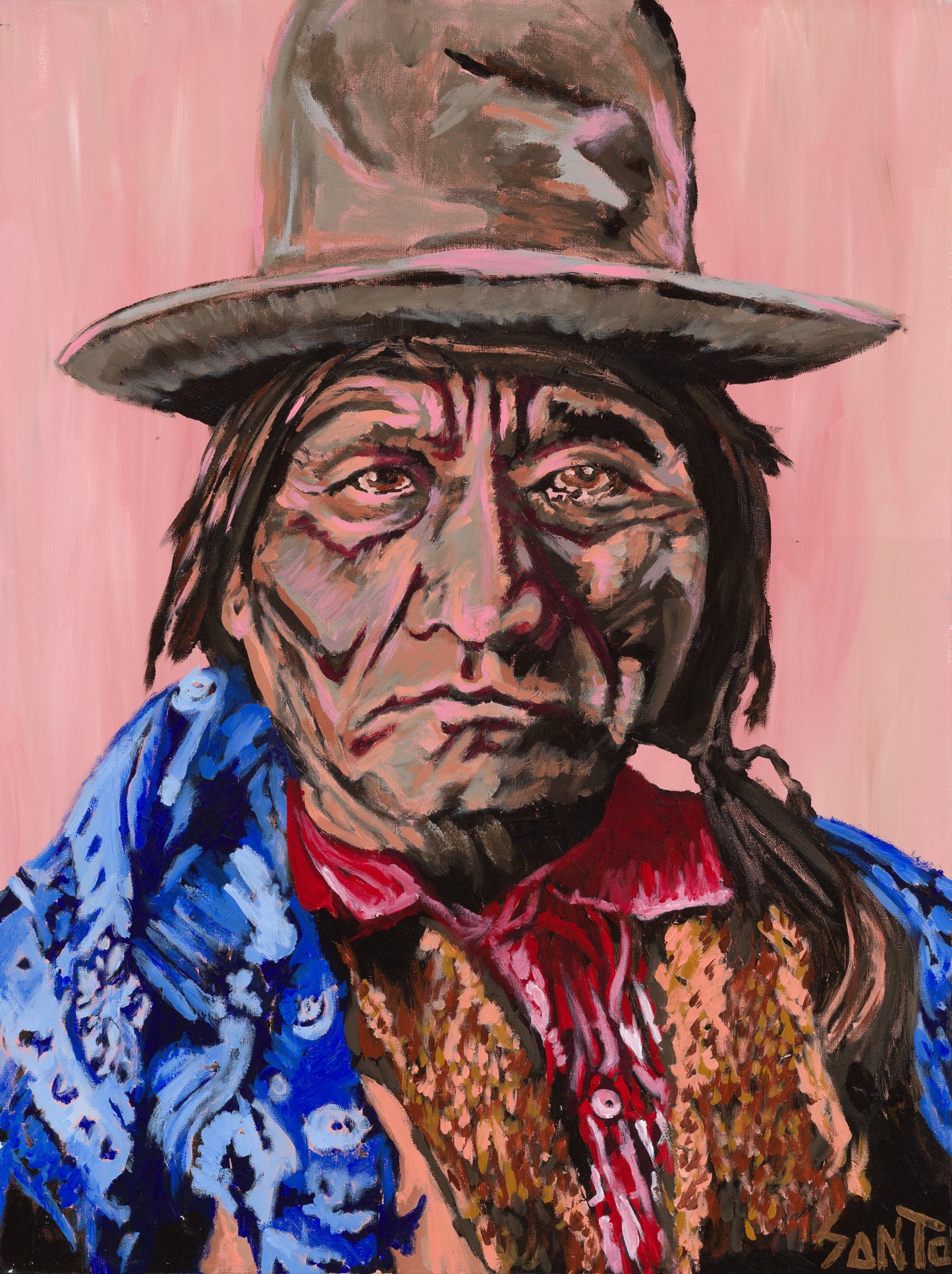 Top Hat Bull (Print)